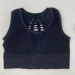 Zella black mesh cutout sports bra XS Photo 0