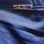 Anne cole  Navy Ruched Skirted One Piece Bathing Swim Suit Skirt Navy 24W Plus Photo 6