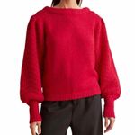 Merlette Somerset Puff Sleeve Sweater Size Small Photo 12