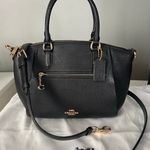 Coach Elise Black Leather Satchel and matching Wallet Set Photo 9