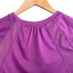 Athleta Ruched Activewear Tee Beet Purple Women’s Size Small Workout Athleisure Photo 4