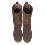 Born Audie Brown Suede Leather Mid Calf Riding Boots Women's Size 9 EU 40.5 Photo 2