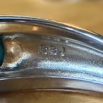 Sleeping Beauty Turquoise Sterling Silver Ring Size 9 Photo 6