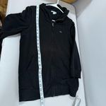 Lacoste Black Zip-Up Hoodie 3/4 Length Sleeves Size 42 EUC Photo 5