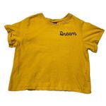 Vibe N' Yellow Short Sleeve California Dreamin' 1997 Baby Crop Tee Yellow Photo 1