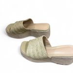 None Women's Tan Woven Slide Sandals Photo 2