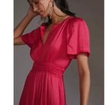Anthropologie NWT by The Somerset Maxi in Pink Lumensilk Edition Dress M Photo 5