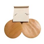 Earrings Bohemian Natural Wood Dangle Drop Hook Lobe Beach Casual Brown Photo 1