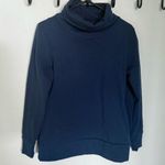 Apana Navy Blue Cowl Neck Pullover Sweatshirt - Size M Photo 0