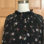 Madewell Smocked Mockneck Top in Backyard Blooms Photo 5