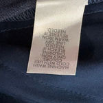 J. Jill Linen Stretch Pants Women Large Blue Brown Stripe Wide Leg Belted Photo 10