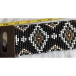 EXPRESS Brand Women’s Belt Beaded Stretch Black With Boho Southwestern Sz M Photo 8