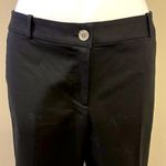 MICHAEL Michael Kors Black Cotton Button & Zipper Straight Dress Pants Photo 1