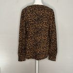 Loft Puff Shoulder Leopard Top Size Medium Photo 2