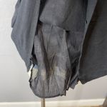 Princess Polly  Dollie Linen Mini Dress, Black, 12 Petite Photo 3