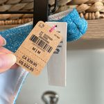 PINK - Victoria's Secret NWT Victoria's Secret PINK Silver Glitter Sparkle Bikini Swim Suit Bottom, S Photo 1