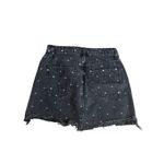 CURRENT ELLIOTT Black Polka Dot Denim Skirt Size 27 Photo 4