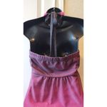 Roulette Women's Two tones halter sleeveless backless maxi dress Size 12. Photo 5