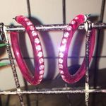 Dark Pink Earrings Photo 0