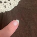 Forever Y2K Strapless Brown Blouse Photo 2