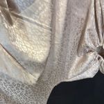 Dress Up Pink Ruffled Relaxed Blouse with Long Sleeves Photo 6