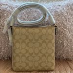 Coach NWT Mini Rowan File Bag In Signature Canvas Photo 1