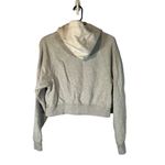 Aerie Gray Long Sleeve Hooded Kangaroo Pouch Pocket Sweatshirt Women Sz XXS Photo 1
