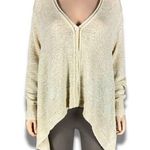 WD.NY Gold Metallic Asymmetrical Cardigan NWT MEDIUM Photo 0