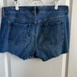 Old Navy  Blue Denim Frayed Shorts - Boyfriend Photo 2
