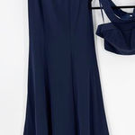 Le Femme two piece prom formal event skirt set sz 2 dark blue sexy and classy Photo 0