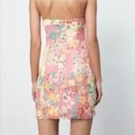 ZARA  Floral Satin Slip Dress Size XS Photo 5