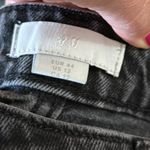 H&M Washed Black High Rise Mom Jeans Photo 4