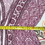 Altar'd State  small bohemian romper deep v-neck purple white long sleeves flowy Photo 3