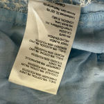 Free People shorts Medium floral embroidered cotton linen high waist boho Photo 4