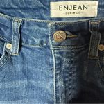 ENJEAN Denim Co. Distressed Flare Jeans Size 5/27 Medium Wash High Rise Blue Photo 2