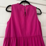 J.Crew Pink Sleeveless Tiered Cotton Poplin Dress Size 4 Small Ruffle Preppy Photo 14