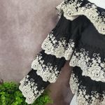Gianni Bini  Women's Layered Lace Embroidered Top Size Small Photo 3