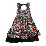 Free People  Sunkissed Summer‎ Floral Dress Mini Womens Size 4 Open Back Photo 3