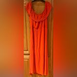 City Chic Orange Ruffle On or Off-the-Shoulder Boho Maxi Dress Plus Size 20 Photo 6