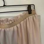Massimo Dutti Like new  Ballet pink maxi skirt w/elastic metallic waist MEDIUM Photo 2
