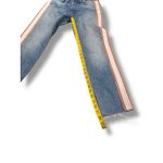 GRLFRND Karolina High Rise Crop Jean Distressed Raw Hem Stripe Revolve Size 26 Photo 5