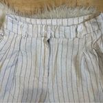 7 For All Mankind white striped trousers women size 4 Photo 5