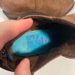 blowfish NWOT women’s Marra brown leather block heel booties ankle boots 7.5 Photo 5