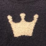 Disney  Parks Princess Couture crown lightweight blue women’s sweater size s‎ Photo 3