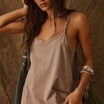 Free People Hot Shot Mini Dress Mocha Latte LARGE Photo 0
