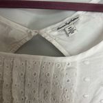 American Eagle  Outfitters Medium White‎ Swiss Dot Sheer Flowy 3/4 Sleeve Photo 5