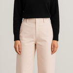 Uniqlo U Wide/Barrel Leg Chino Pants Light Pink (6) (Christophe Lemaire Design) Photo 0