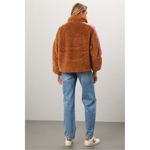 OOF Women's Faux Fur Brown/Pink High Photo 2