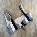 Heat Stripe Bikini Top Gray Size L Photo 1