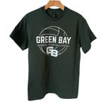 Gildan Green Bay Women's Club Volleyball T Shirt Womens Size L Green Short Sleeve Crew Photo 0